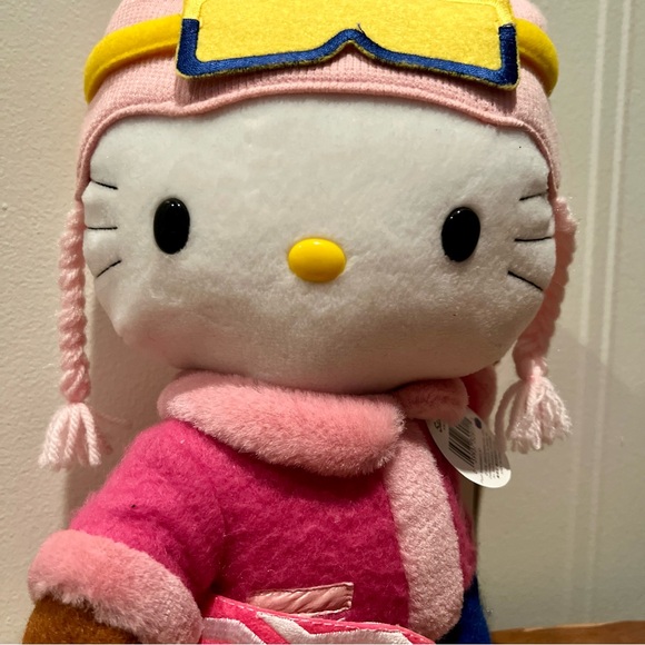 Vintage Rare Hello Kitty Snowboarder Plush - Picture 6 of 6